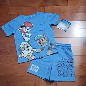 Nwt Paw Patrol 2pc Shortset
